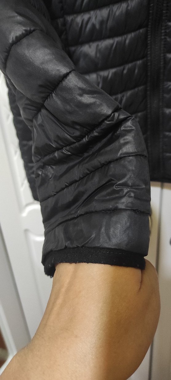 Siyah Kapüşonlu Genç Kız/ Kadın Kışlık Mont - Görsel 4