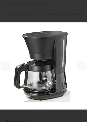 Siyah Filtre Kahve Makinesi - Görsel 3