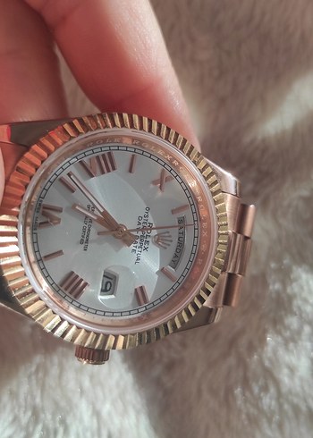 Rolex Unisex Rose Gold Klasik Saat - Görsel 7