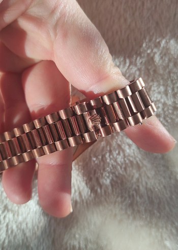 Rolex Unisex Rose Gold Klasik Saat - Görsel 12