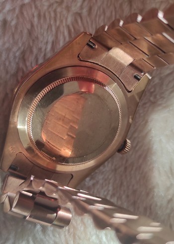 Rolex Unisex Rose Gold Klasik Saat - Görsel 13