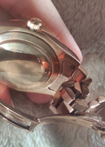 Rolex Unisex Rose Gold Klasik Saat - Görsel 14