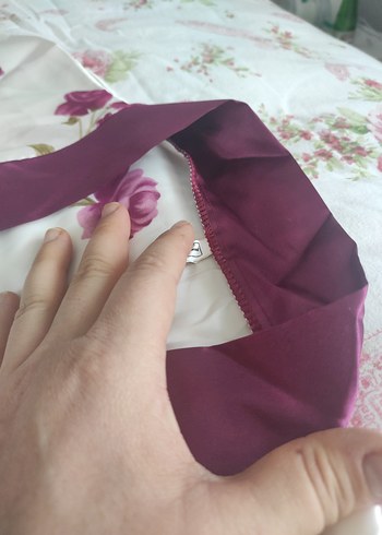 Diger Vintage Bordo Uzun Kadın Pijama Takımı - Görsel 5