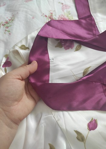 Diger Vintage Bordo Uzun Kadın Pijama Takımı - Görsel 7