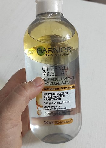 Garnier Çift Fazlı Micellar Makyaj Temizleme Suyu