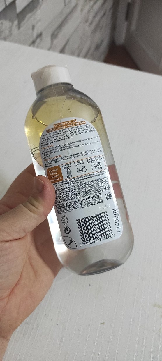 Garnier Çift Fazlı Micellar Makyaj Temizleme Suyu - Görsel 2