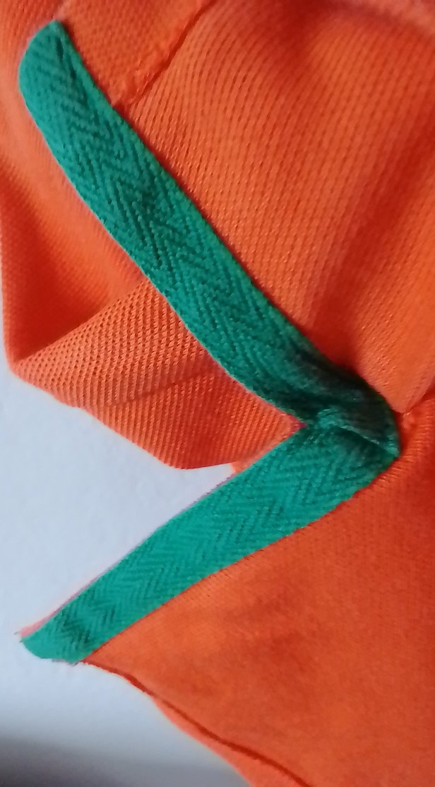 Erkek Turuncu Polo Tişört, Kısa Kollu, Düğmeli - Görsel 4