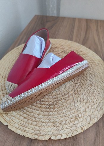 Kırmızı Rugan Kadın babet - Görsel 4