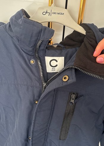 Lacivert Fermuarlı Erkek Çocuk Mont - Görsel 2