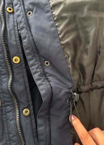 Lacivert Fermuarlı Erkek Çocuk Mont - Görsel 11