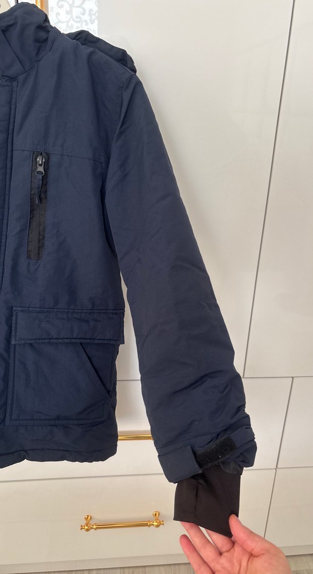 Lacivert Fermuarlı Erkek Çocuk Mont - Görsel 4