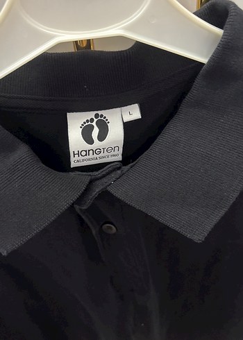 Erkek Siyah Süet Polo Tişört - Görsel 4