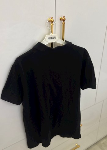 Erkek Siyah Süet Polo Tişört - Görsel 5