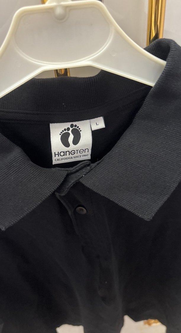 Erkek Siyah Süet Polo Tişört - Görsel 4