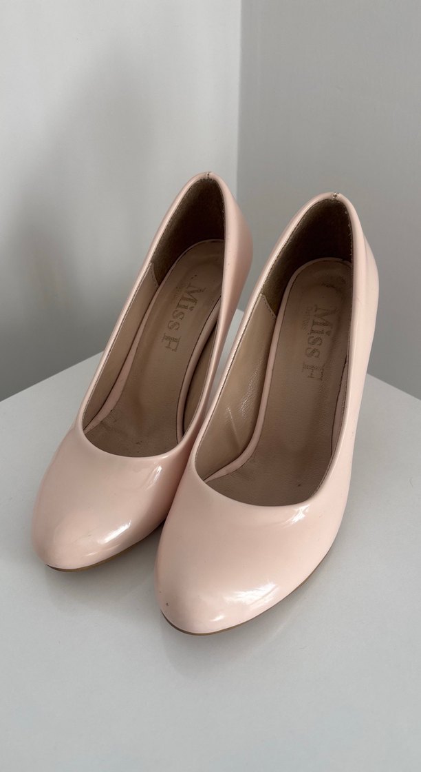 Pudra Pembe Topuklu Kadın Stiletto - Görsel 4