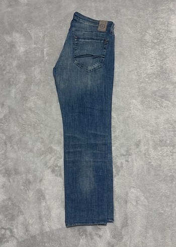Gri Loose Fit Erkek Denim Pantolon - Görsel 3