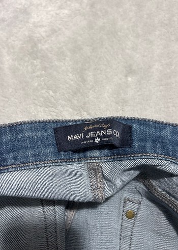 Gri Loose Fit Erkek Denim Pantolon - Görsel 6