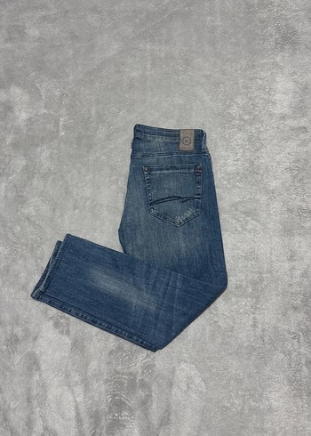Gri Loose Fit Erkek Denim Pantolon - Görsel 2