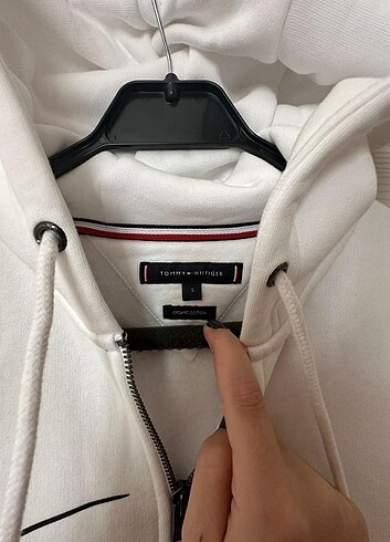 s Beden beyaz Renk Tommy beyaz hırka sweatshirt 