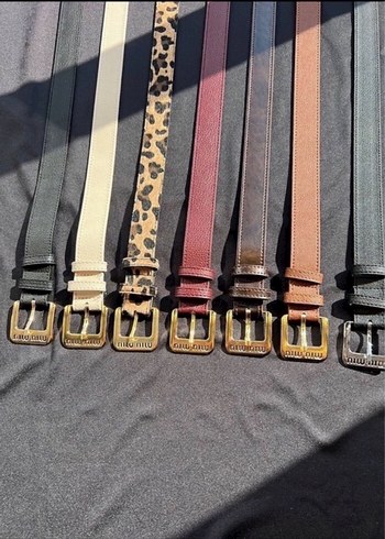 Kahverengi Deri Tokalı Kadın Kemer - Görsel 2