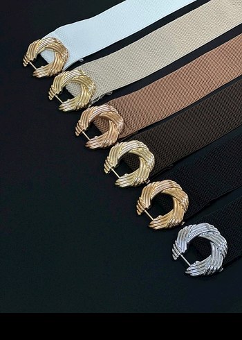 Mango model lastik kemer - Görsel 3