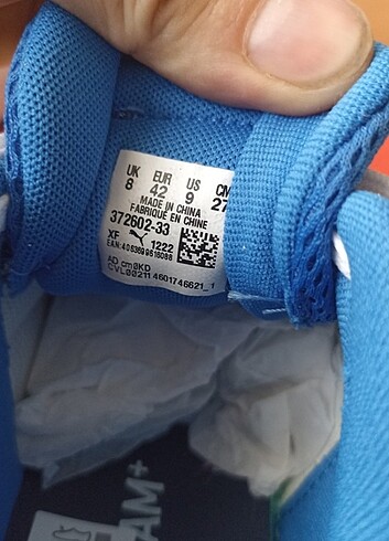 42 Beden beyaz Renk Orijinal puma 42