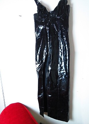 s Beden Seksi rugan pvc elbise