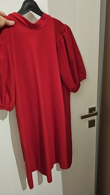 m Beden kırmızı Renk Elbise