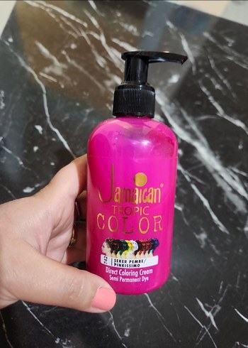 Jamaican Tropic Şeker Pembe Yarı Kalıcı Saç Boyası