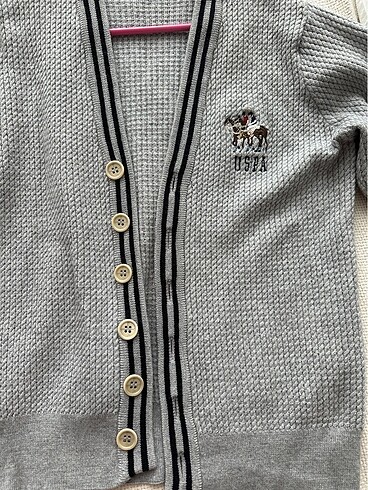 Polo gri hırka - Görsel 4