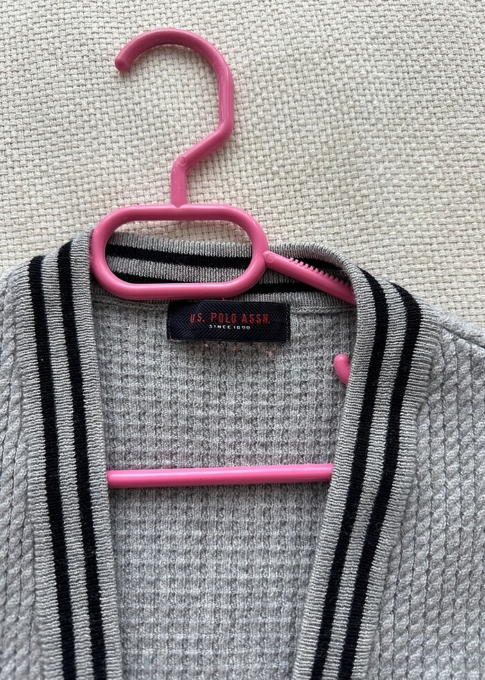 Polo gri hırka - Görsel 3