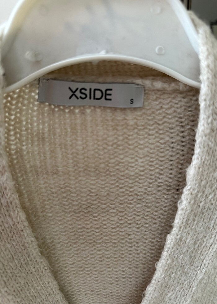 Bej krem hırka - Görsel 3