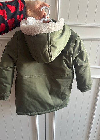 Yeşil Kamuflaj Desenli Erkek Çocuk Mont - Görsel 3