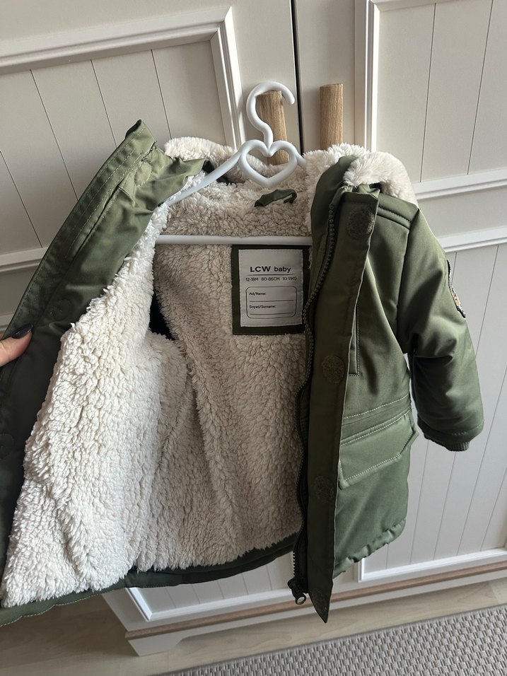 Yeşil Kamuflaj Desenli Erkek Çocuk Mont - Görsel 4