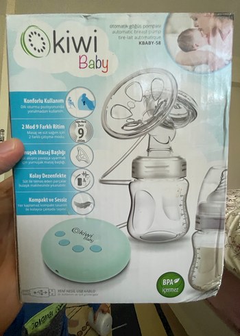 Kiwi Baby Otomatik Göğüs Pompası Mavi