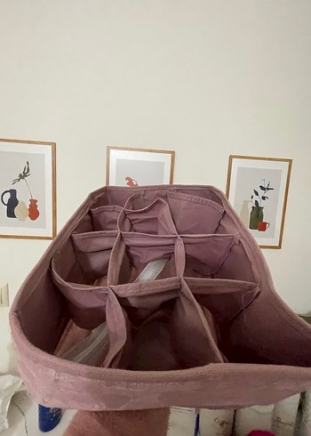 Pastel Renkli Bej Çok Bölmeli Sepet - Görsel 3