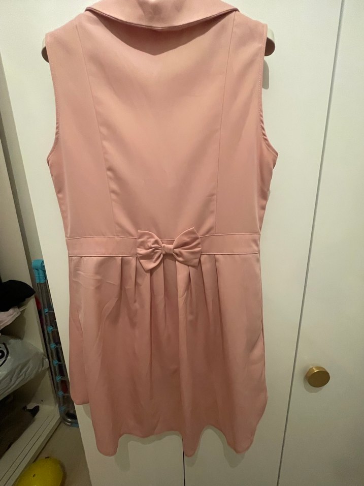 Düğmeli Pembe Kısa Kesim Kadın Yelek - Görsel 3