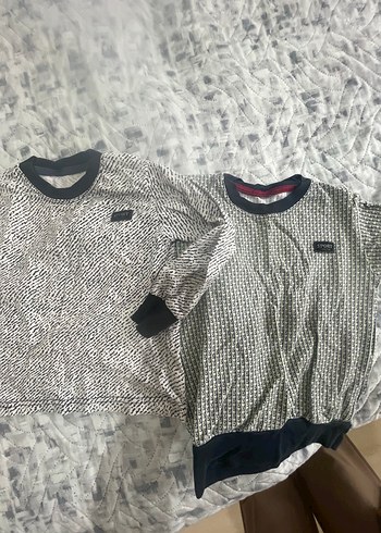 Gri Erkek Çocuk Triko Sweatshirt - Görsel 2