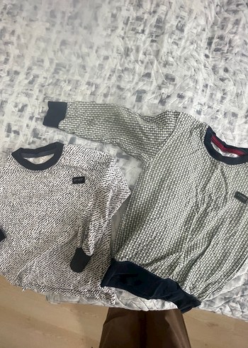 Gri Erkek Çocuk Triko Sweatshirt - Görsel 3