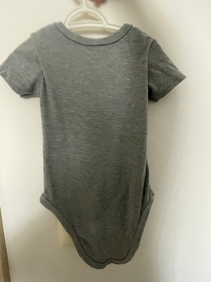 Galatasaray Gri Kısa Kollu Bebek Body - Görsel 3
