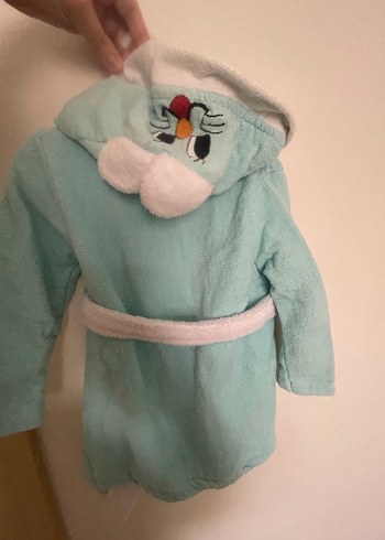 Erkek Çocuk Turkuaz Bornoz - Görsel 2