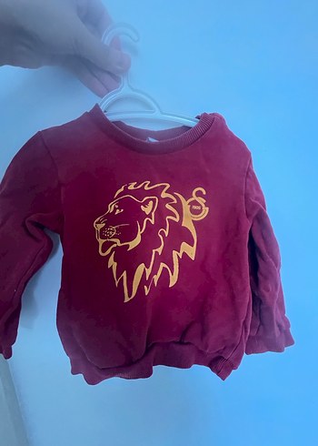 Galatasaray Bordo Erkek Çocuk Baskılı Sweatshirt - Görsel 2