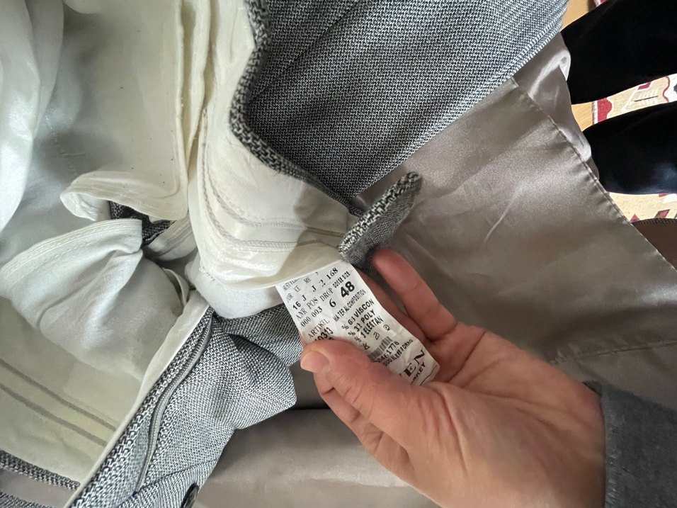 Gri Erkek Klasik Kesim Takım Elbise - Görsel 5