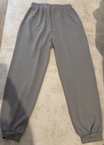 Kadın gri modal kumaş eşofman altı - Görsel 3