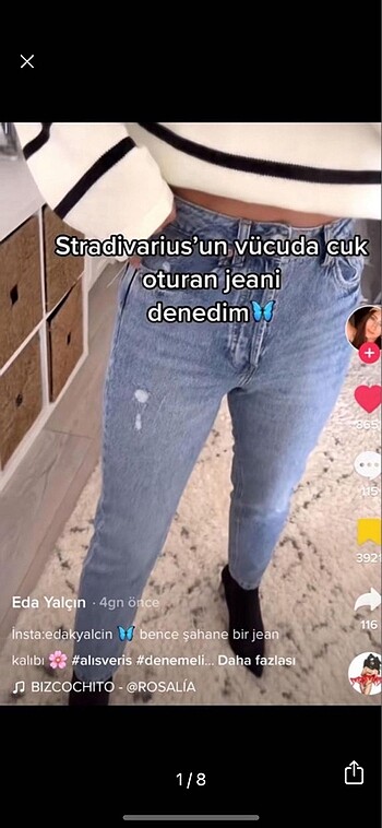 Stradivarius Mom fit jean