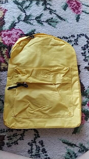 Sarı çocuk sırt çantası 