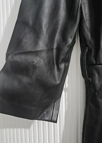 siyah deri elbise - Görsel 4