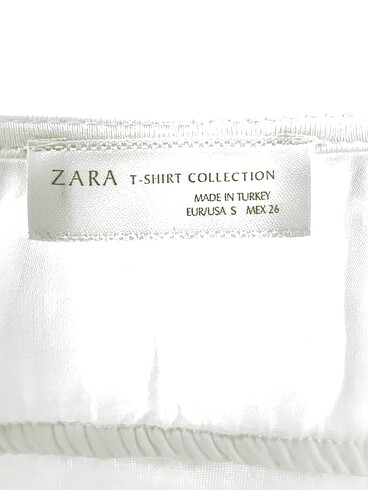 s Beden beyaz Renk Zara Bluz %70 İndirimli.