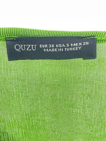 36 Beden yeşil Renk Quzu Bluz %70 İndirimli.