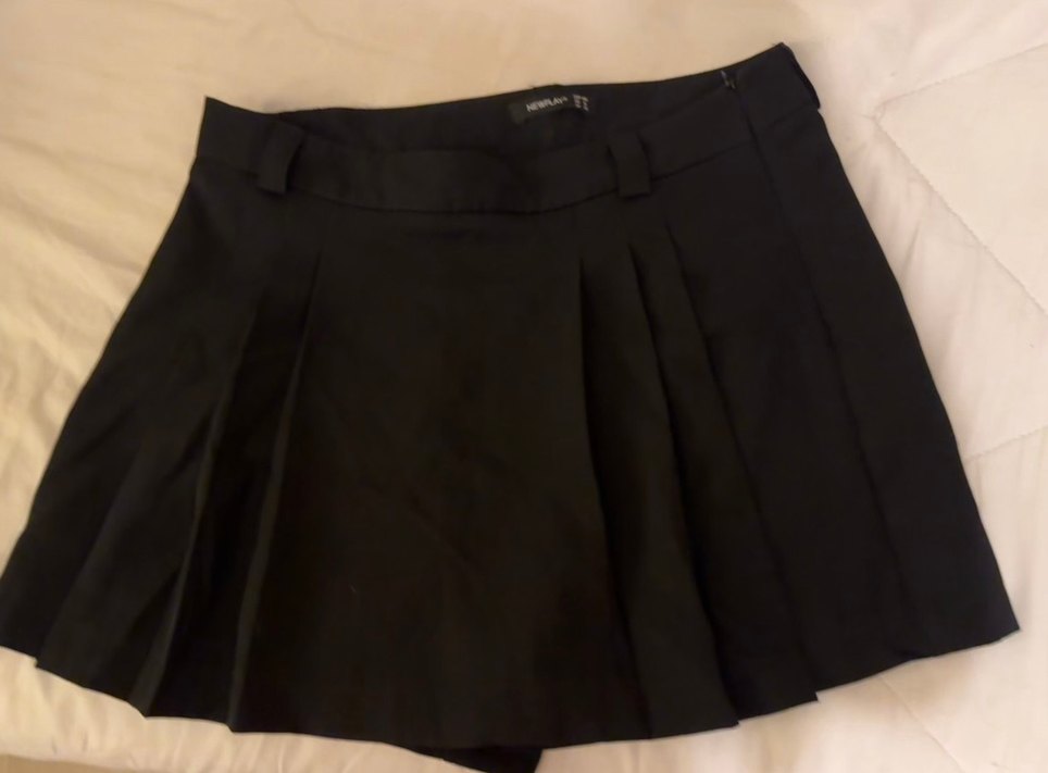 Siyah Mini Şort etek — görsel 2/4